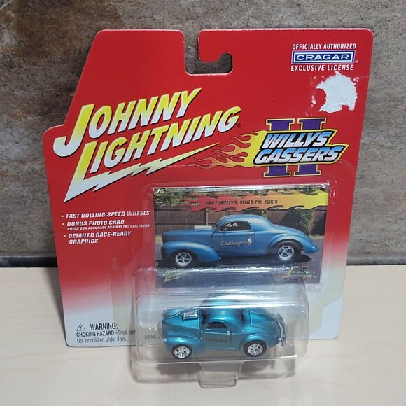 Johnny Lightning 1941 Willys Gassers II Challenger Phil Quinto Diecast Car 2001 - Picture 3 of 10